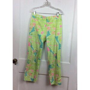 Lilly Pulitzer Flamingo Pants Womens 2